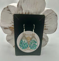 Sea Glass Silver Teadrop