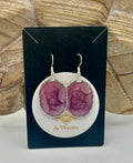 Violet Burst in silver
