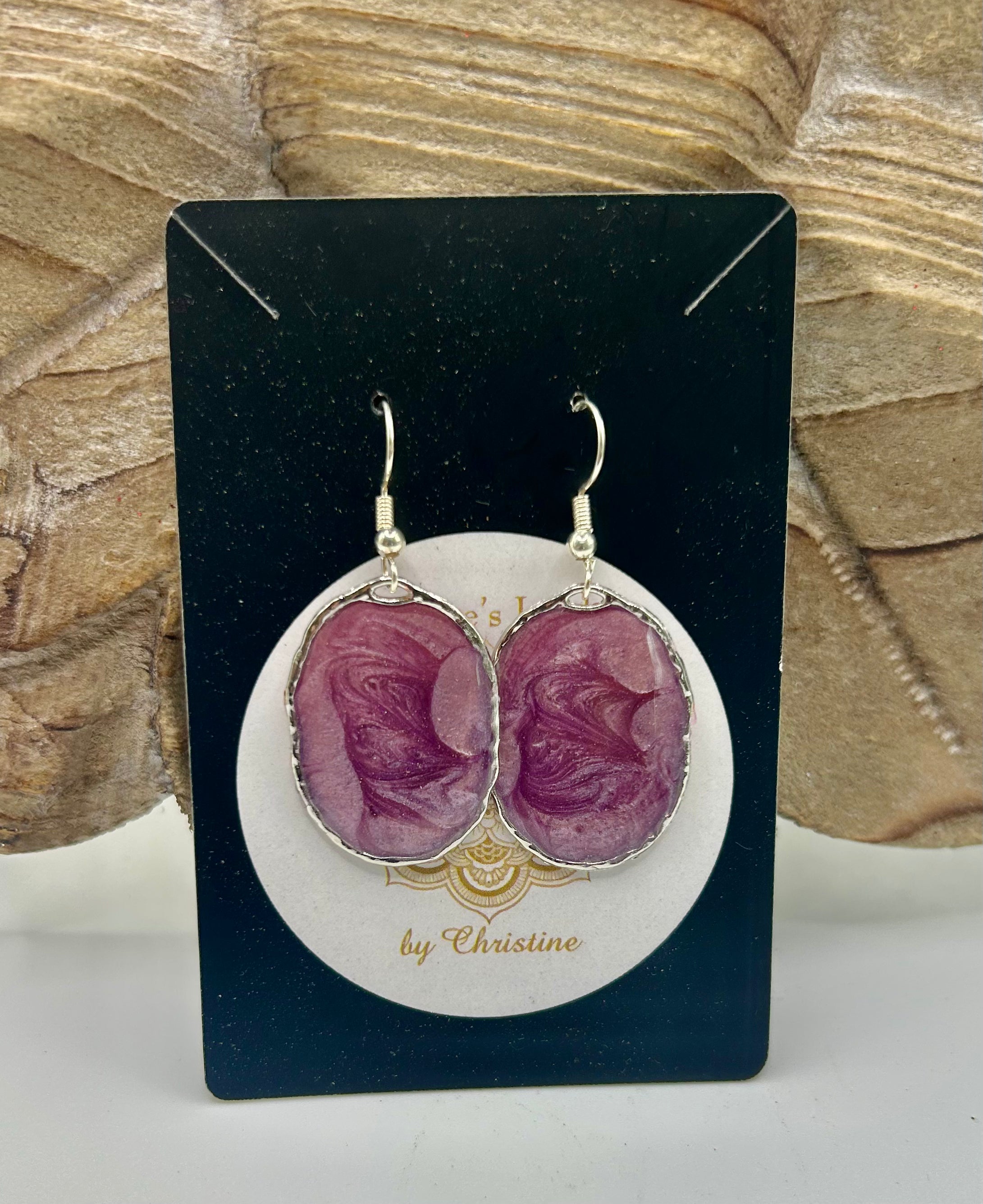 Violet Burst in silver