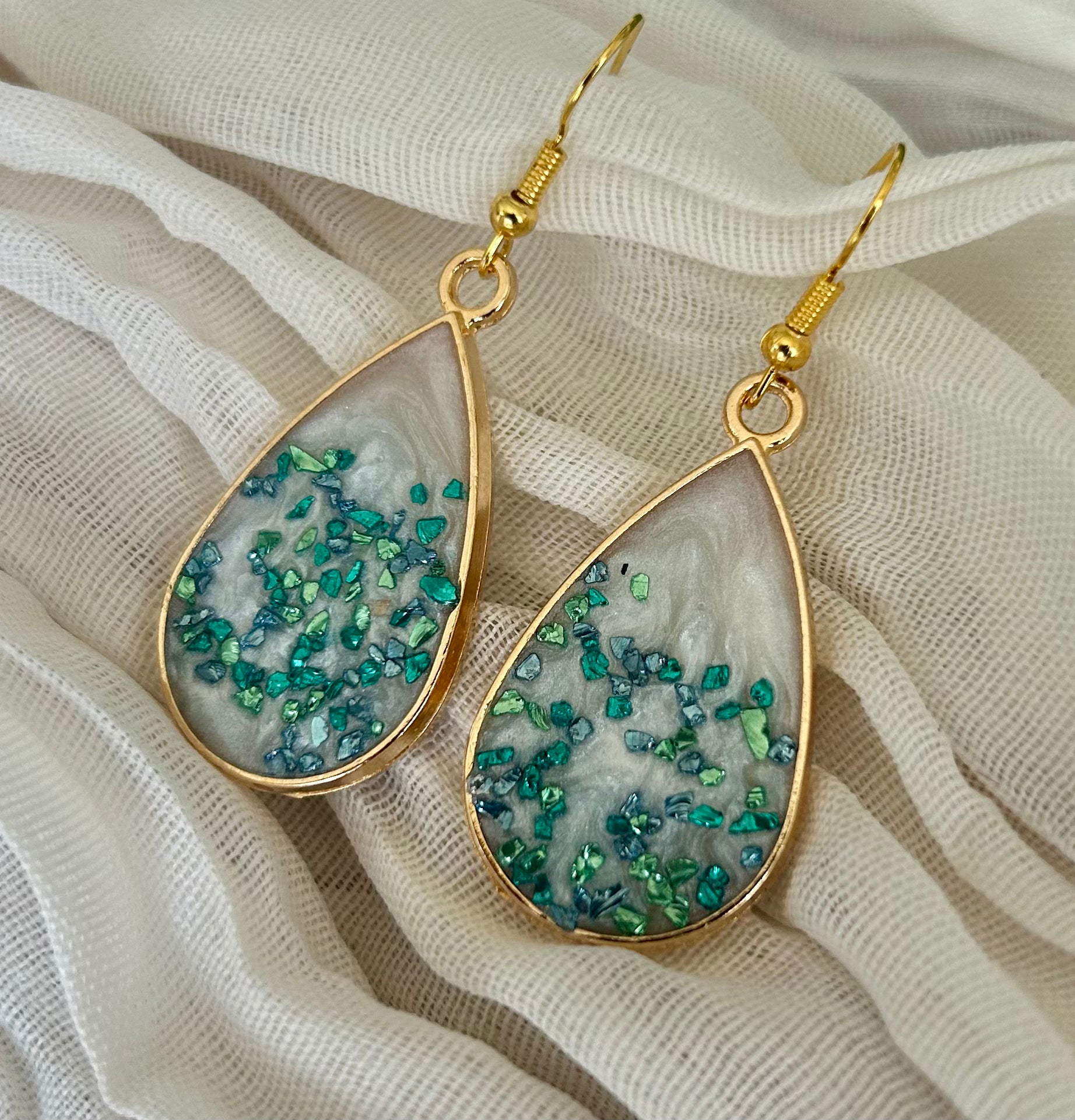 Sea Glass Sparkle-teardrop