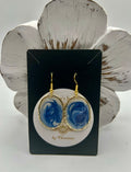 Ocean Swirls oval/gold
