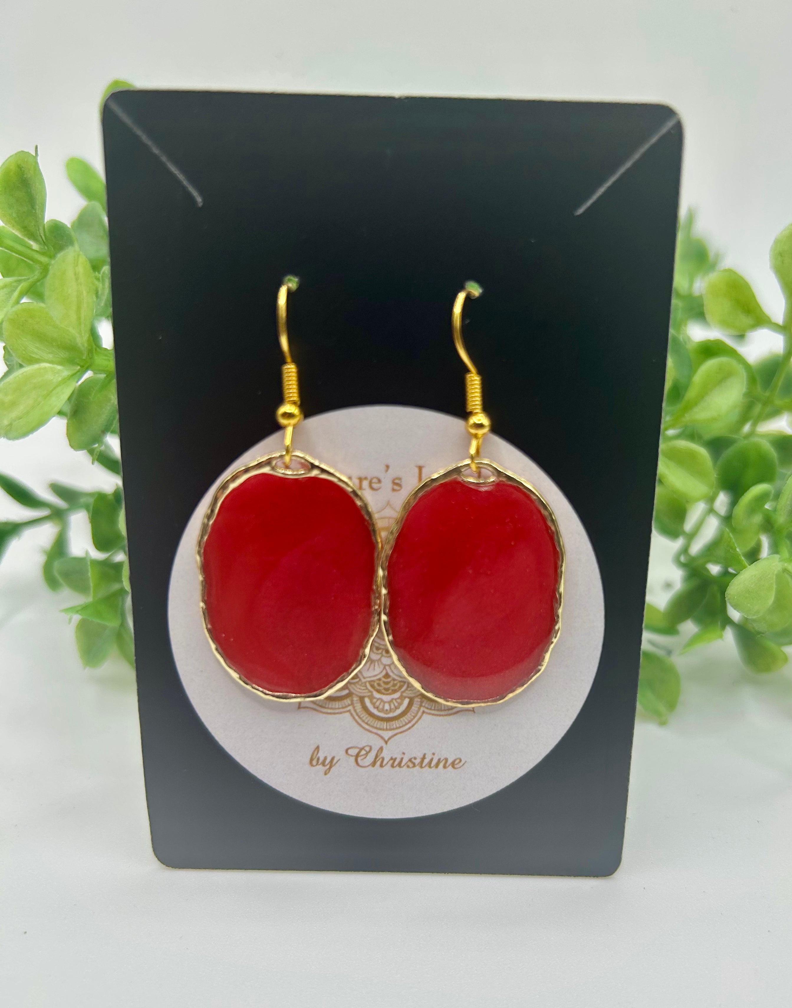 Red Oval Pearl
