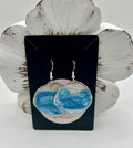Sky Blue Clouds Silver ￼