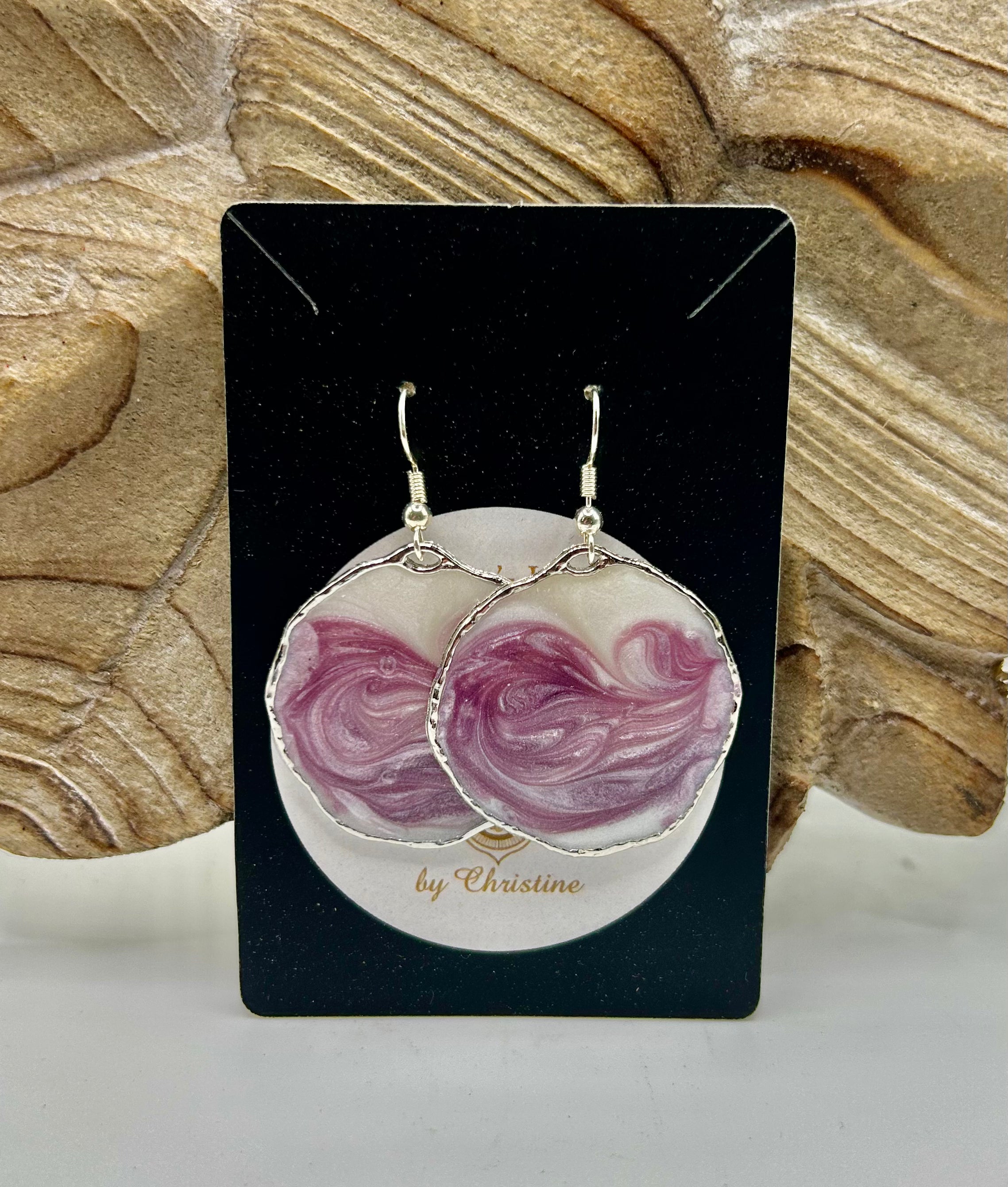 Amethyst Swirl in silver